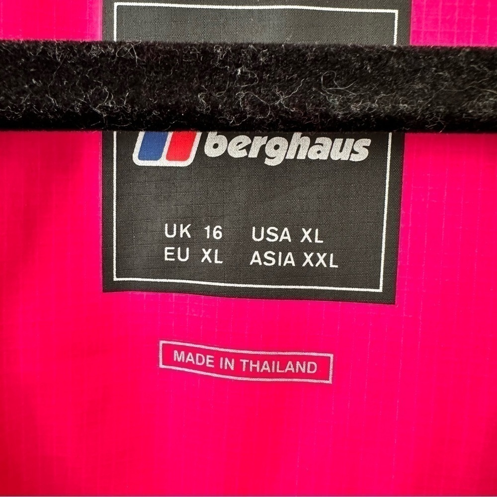Berghaus-Womens Light Trek Hydroshell Jacket in Maroon/Burgundy - Picture 15 of 15